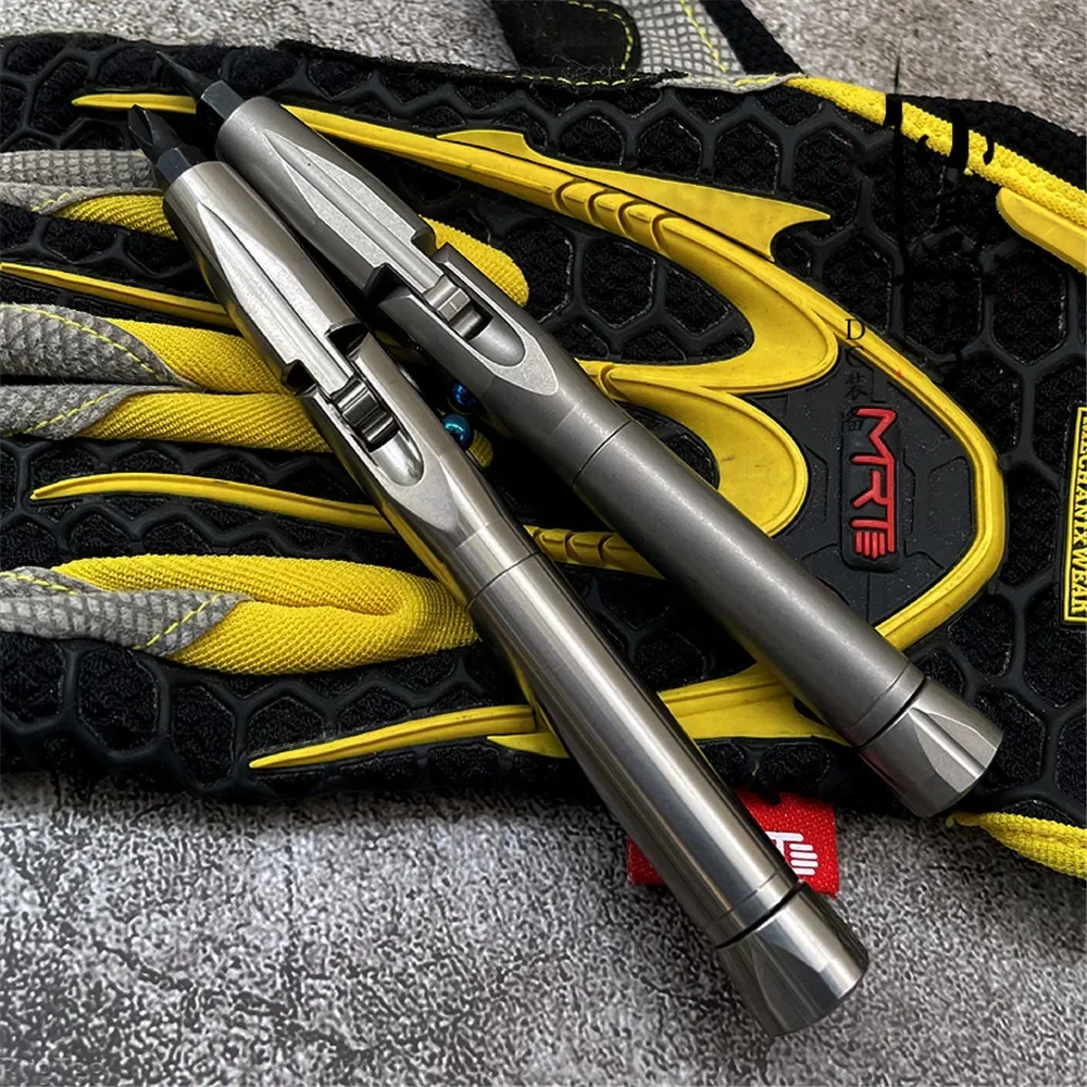 Edc Carry For Men - Титановая складная многоугольная отвертка — портативный