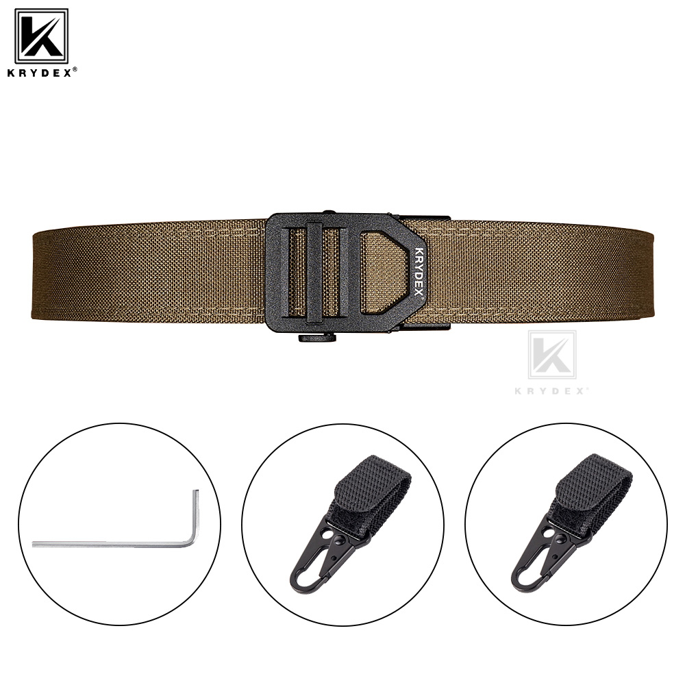 Edc Concealed Carry Belt - Тактический прочный ремень KRYDEX 1,5 дюйма,